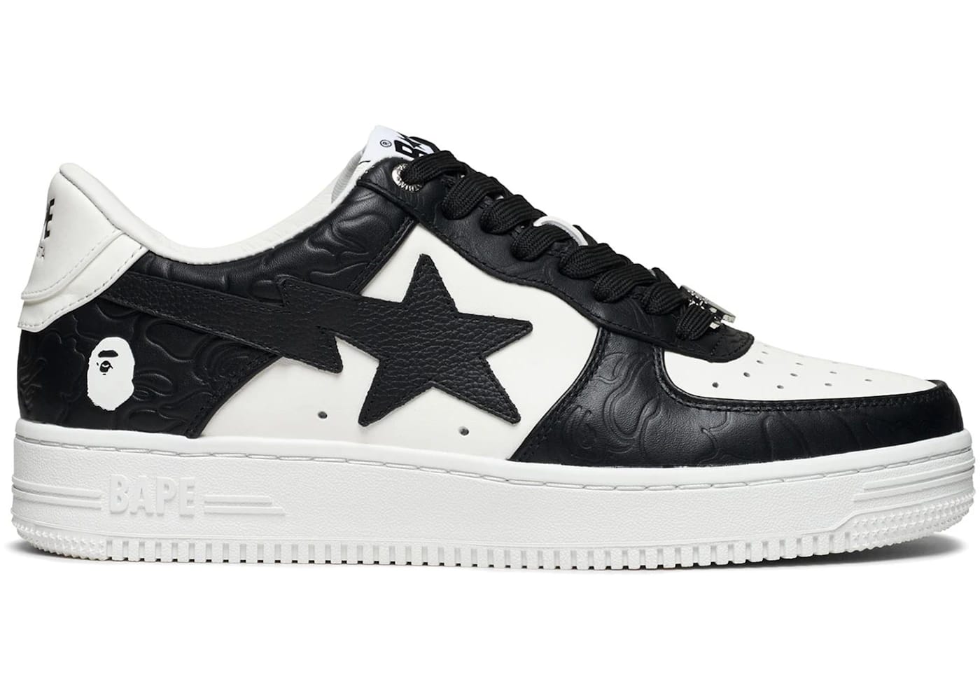 A Bathing Ape Bape Sta #4 Line Camo White Black
