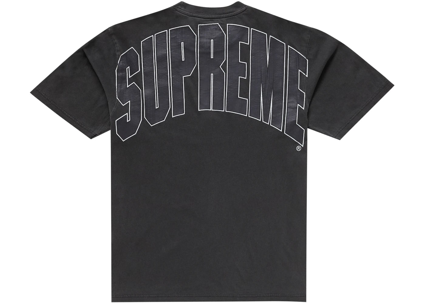 Supreme Cracked Back Arc S/S Top Black