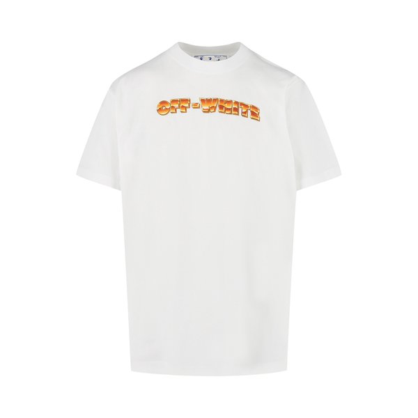 Off-White Arrows Print Crewneck Tee 'White/Orange'