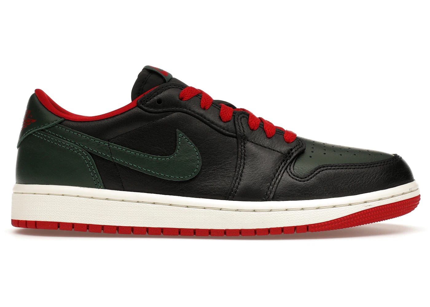Jordan 1 Retro Low OG Gorge Green Varsity Red (Women's) - outlet