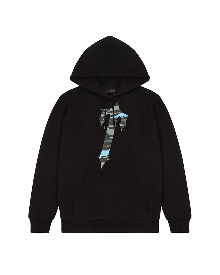 Trapstar Decoded All Terrain Hoodie - Black/Blue Camo