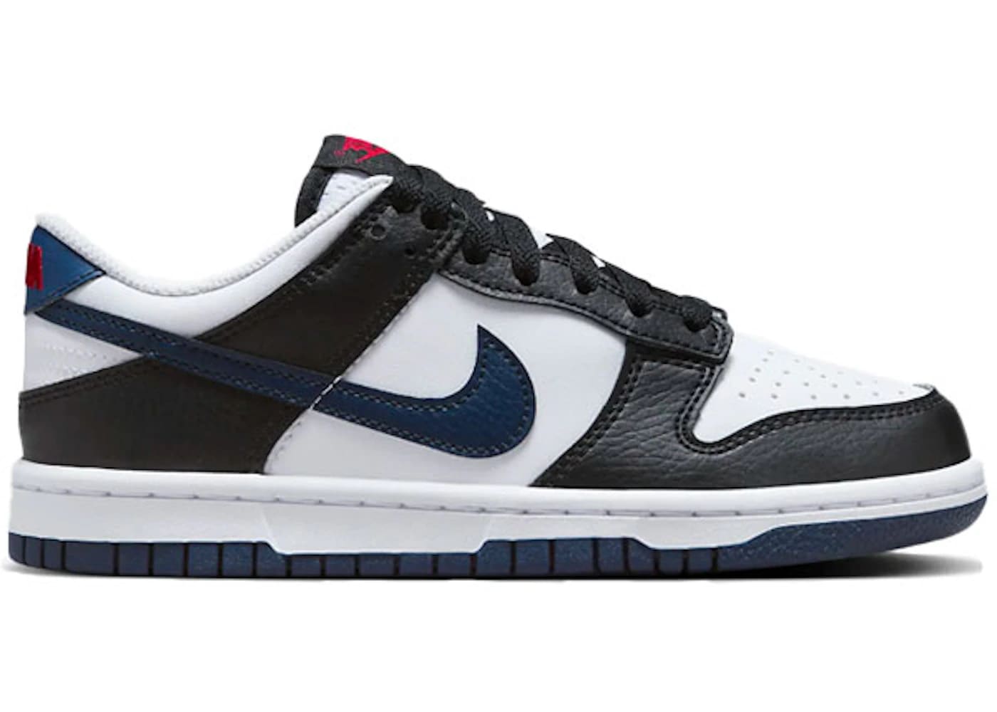 Nike Dunk Low Black White Midnight Navy (GS) - outlet