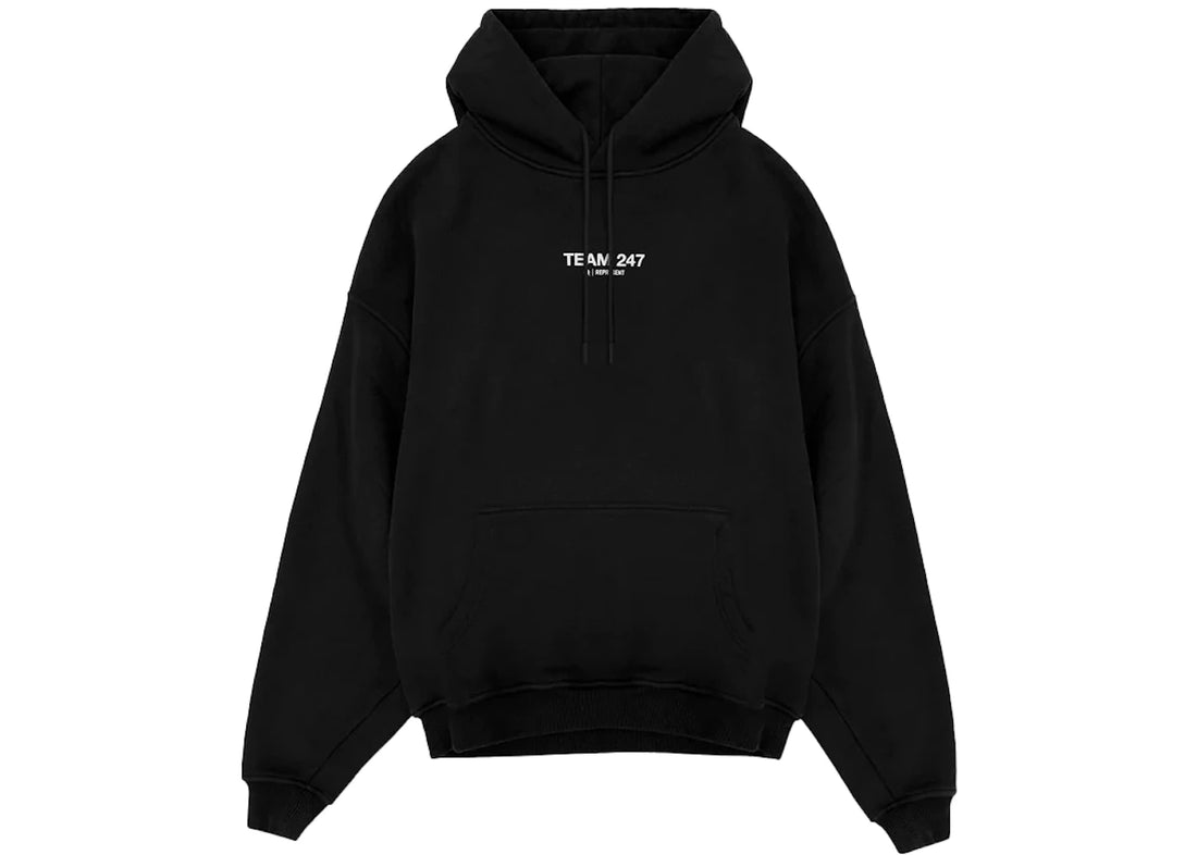 Represent x Marchon Team 247 Oversized Hoodie Black - Použité 1x praná