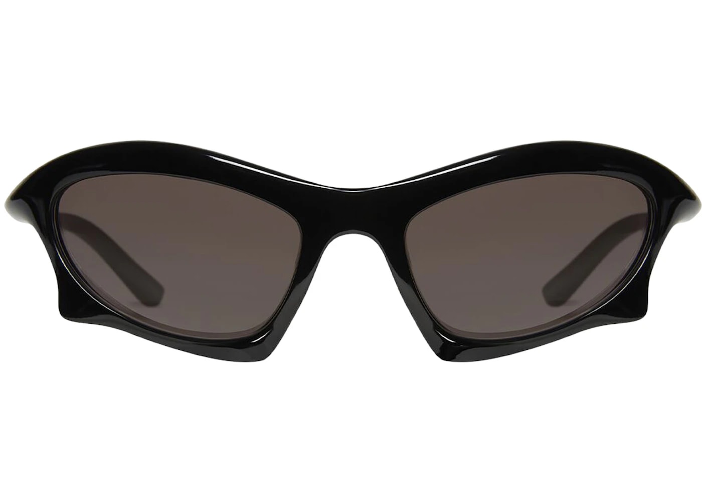 Balenciaga Bat Rectangle Sunglasses Black
