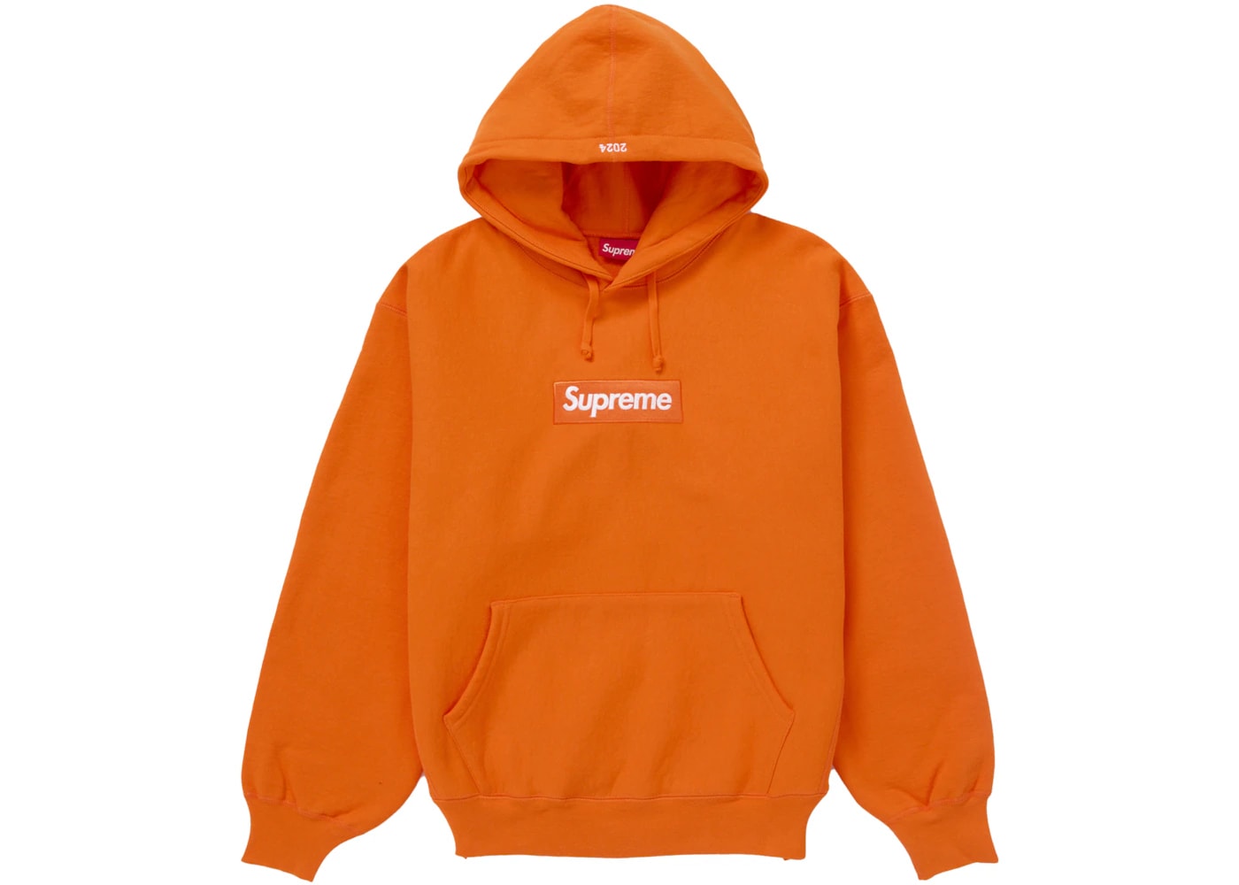 Supreme Box Logo Hooded Sweatshirt Sweatshirt (FW24) Dark Orange