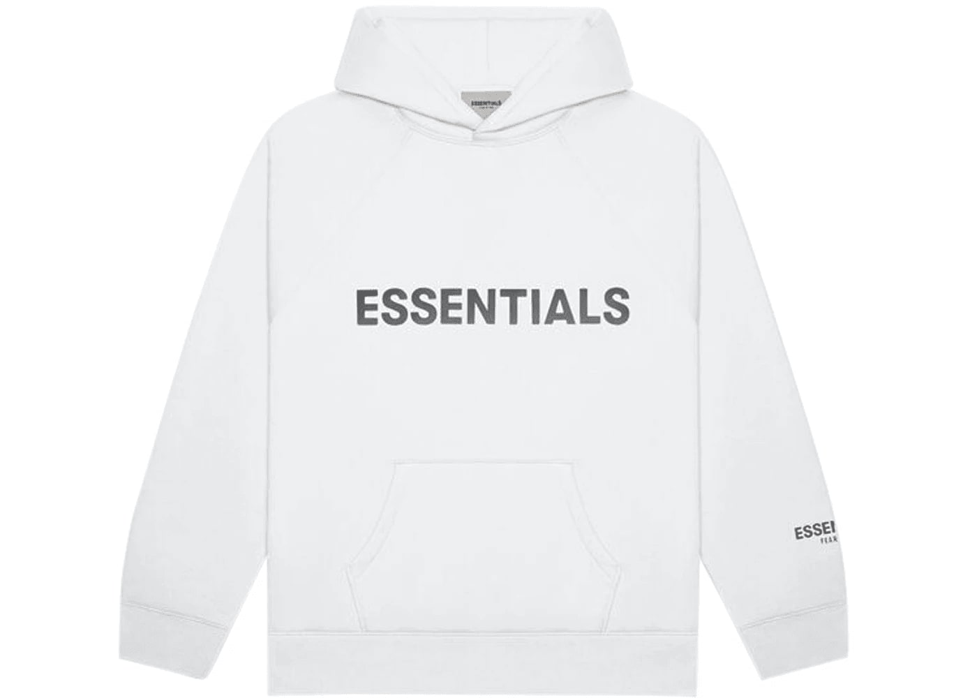 Fear of God Essentials Pullover Hoodie Applique Logo White