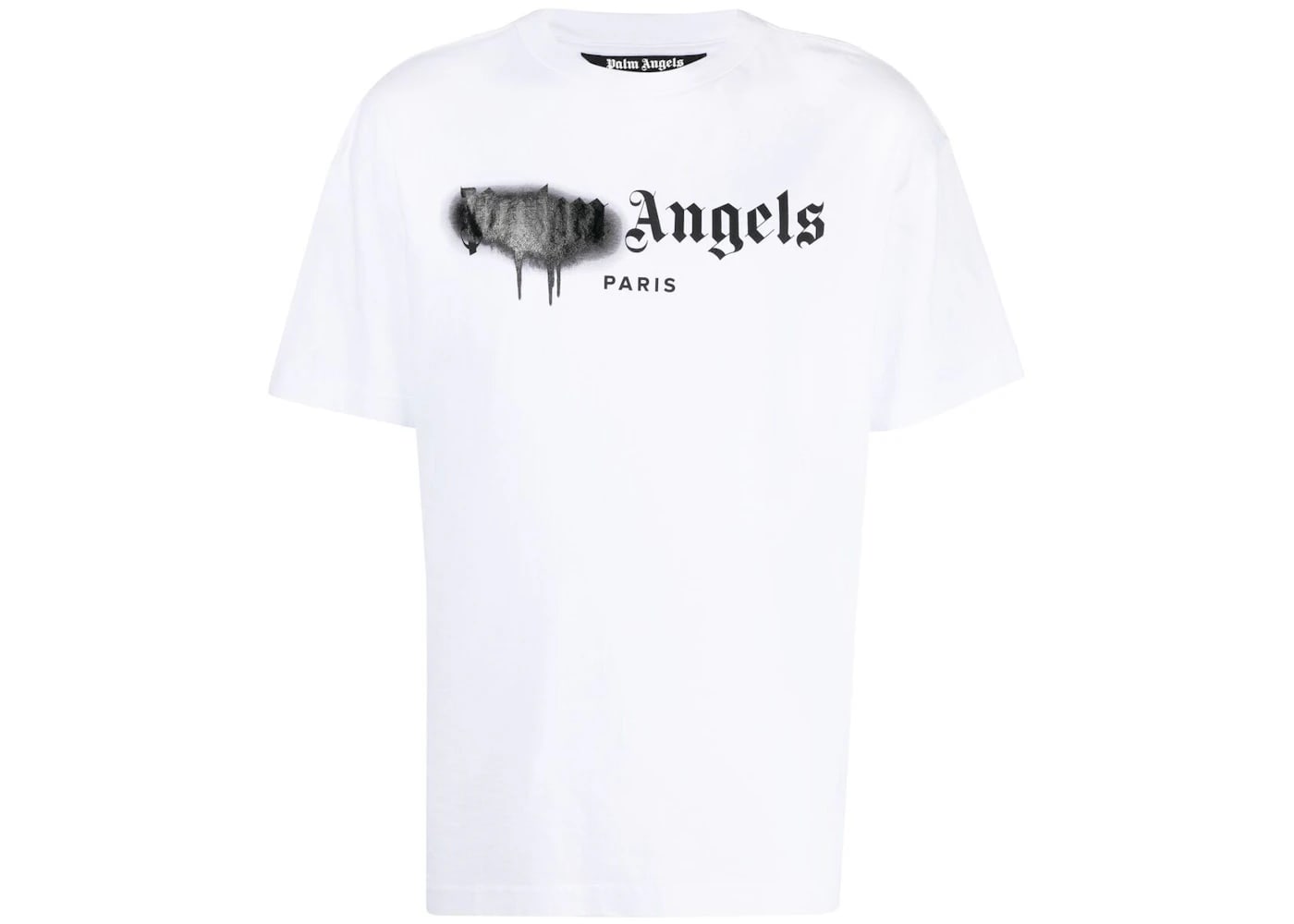 Palm Angels Paris Sprayed Logo T-shirt White