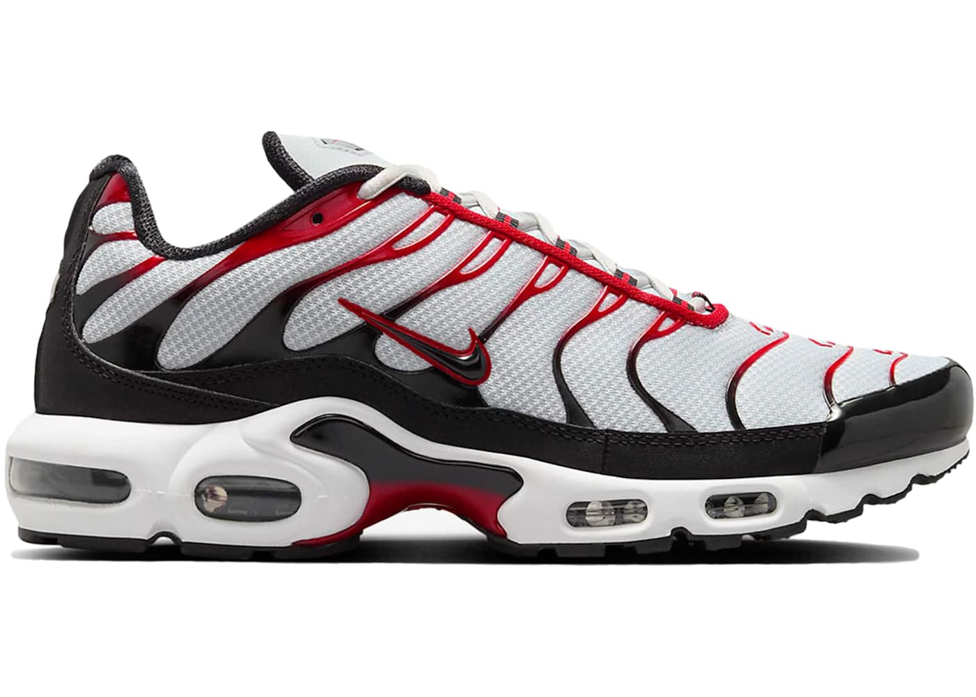Nike Air Max Plus Pure Platinum Black University Red