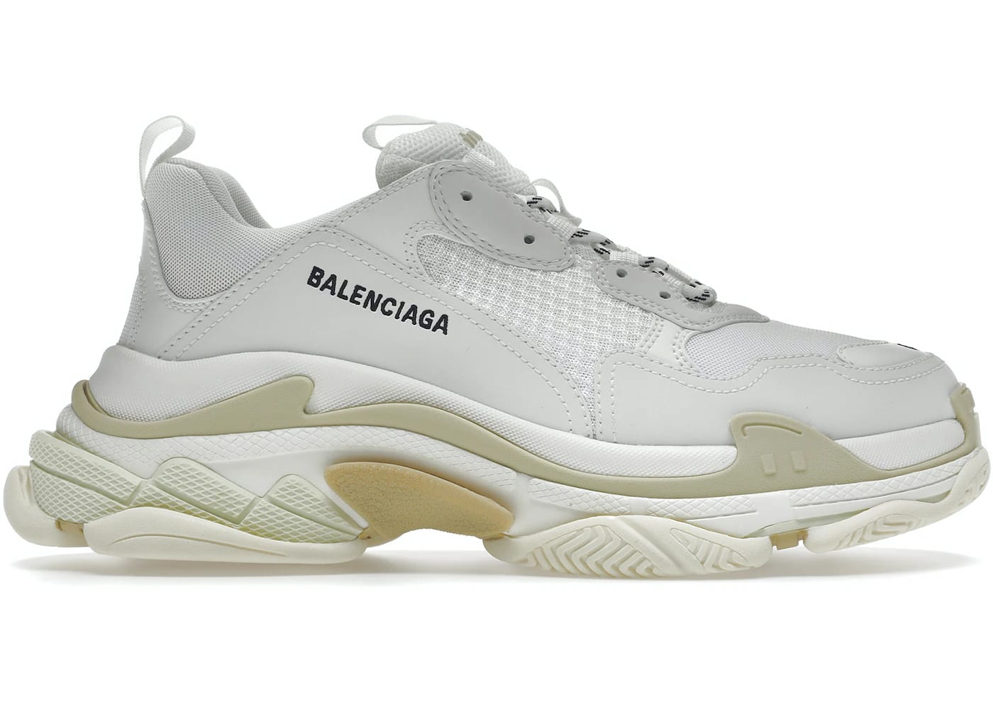 Balenciaga Triple S White Tan