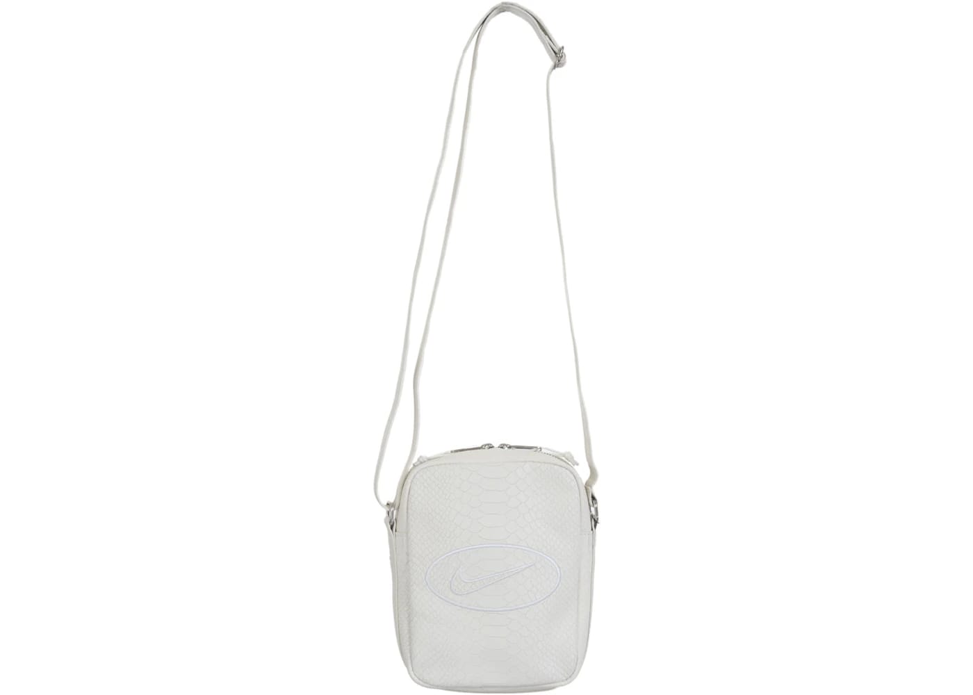 Supreme Nike Leather Shoulder Bag White