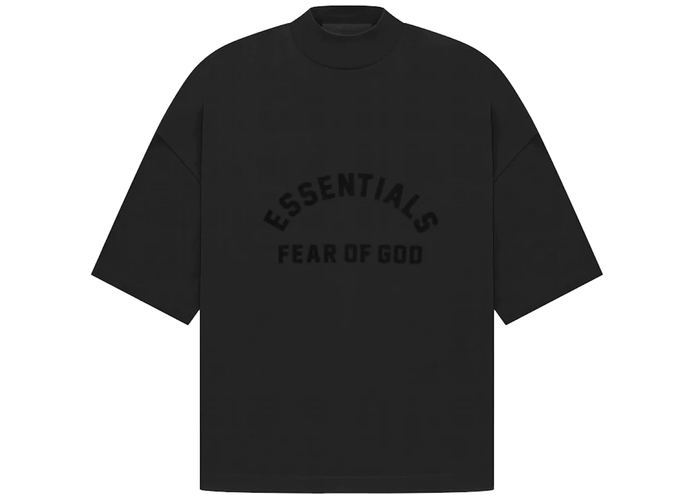 Fear of God Essentials Arch Logo Tee Jet Black