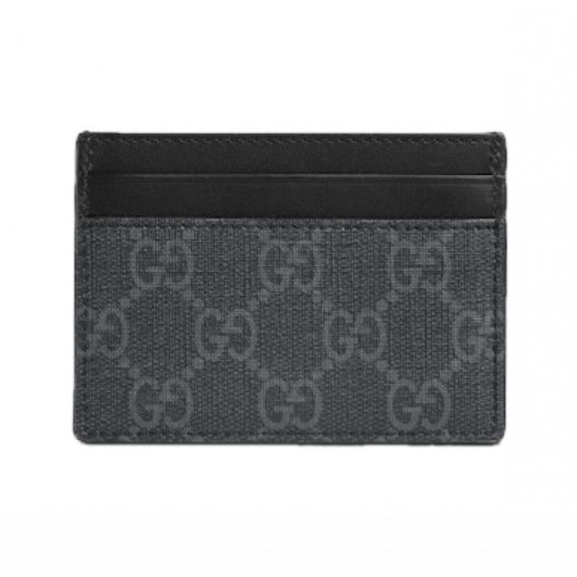 Gucci Black Supreme Canvas GG Cardholder