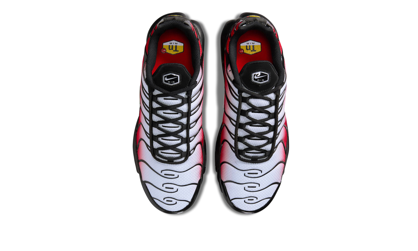 Nike Air Max Plus Pure Platinum University Red Black White